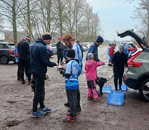 Klubbträning i Bokskogen 18 mars